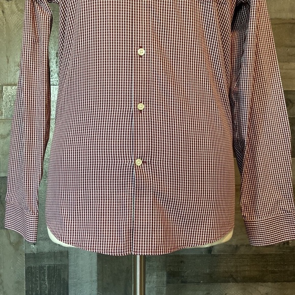 Men’s Eddie Bauer Classic Fit button down shirt medium preppy business casual - Picture 4 of 12